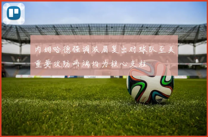 内姆哈德强调浓眉复出对球队至关重要攻防两端均为核心支柱
